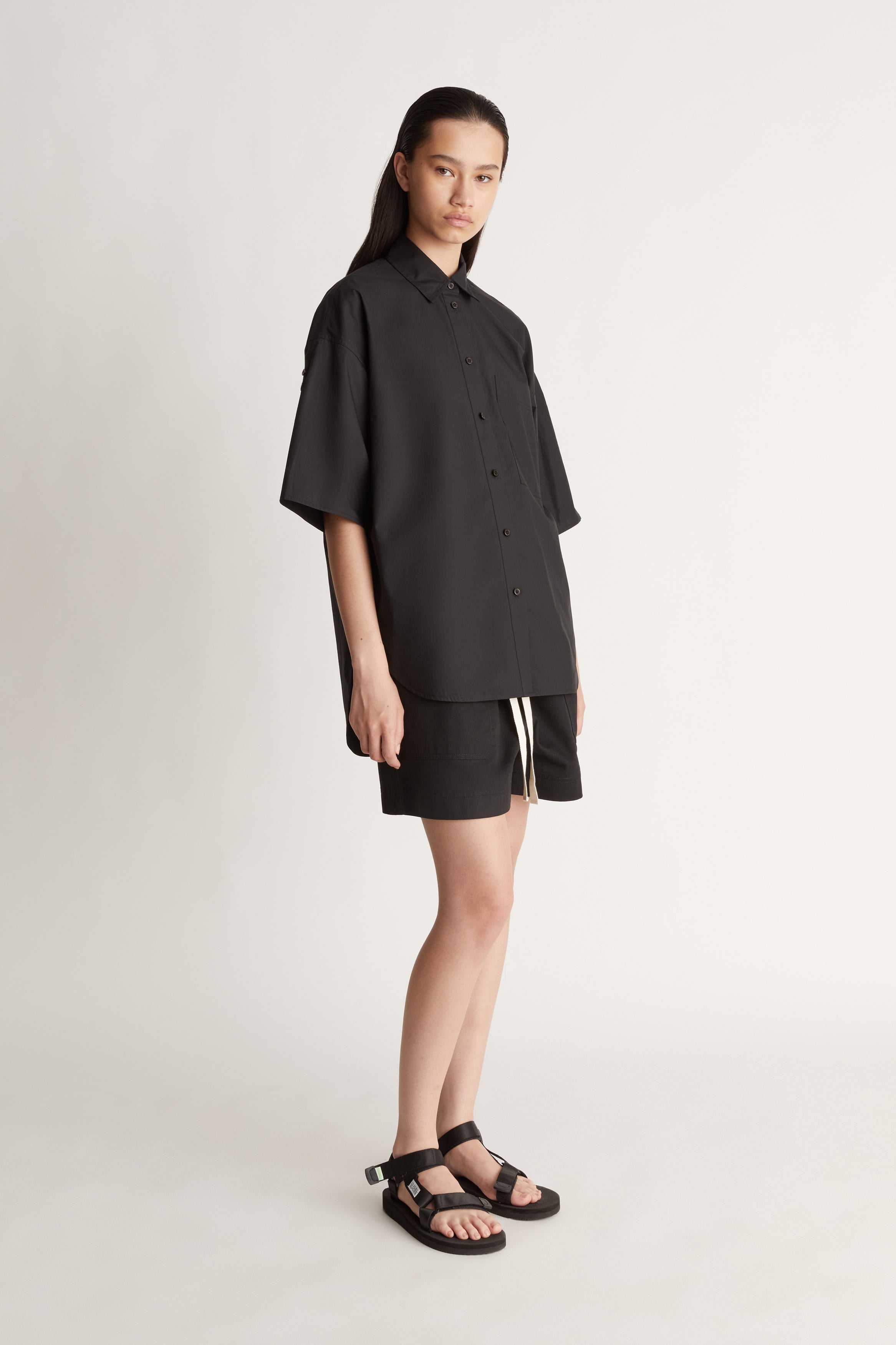 LM Poplin LS Shirt Dress