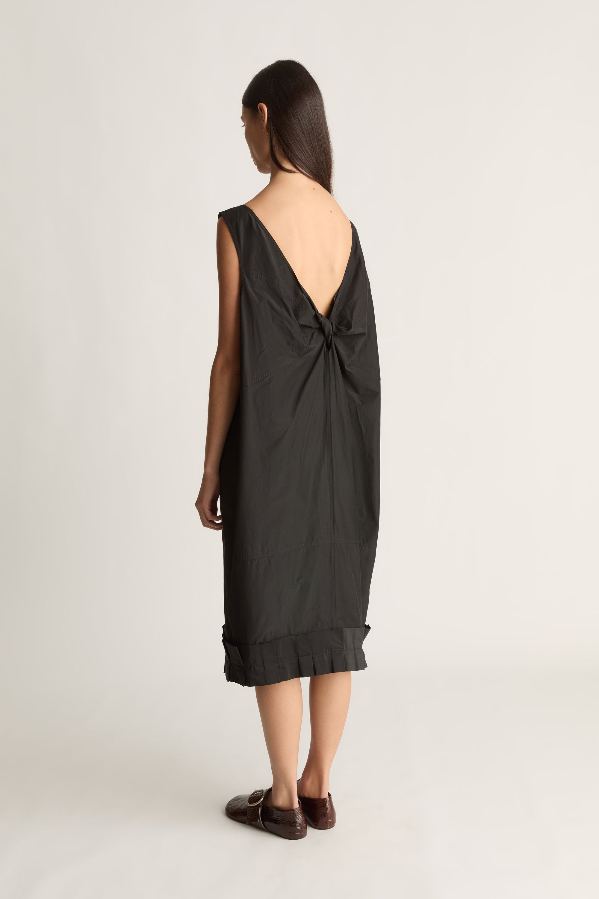Nina Silk Ruffle Dress