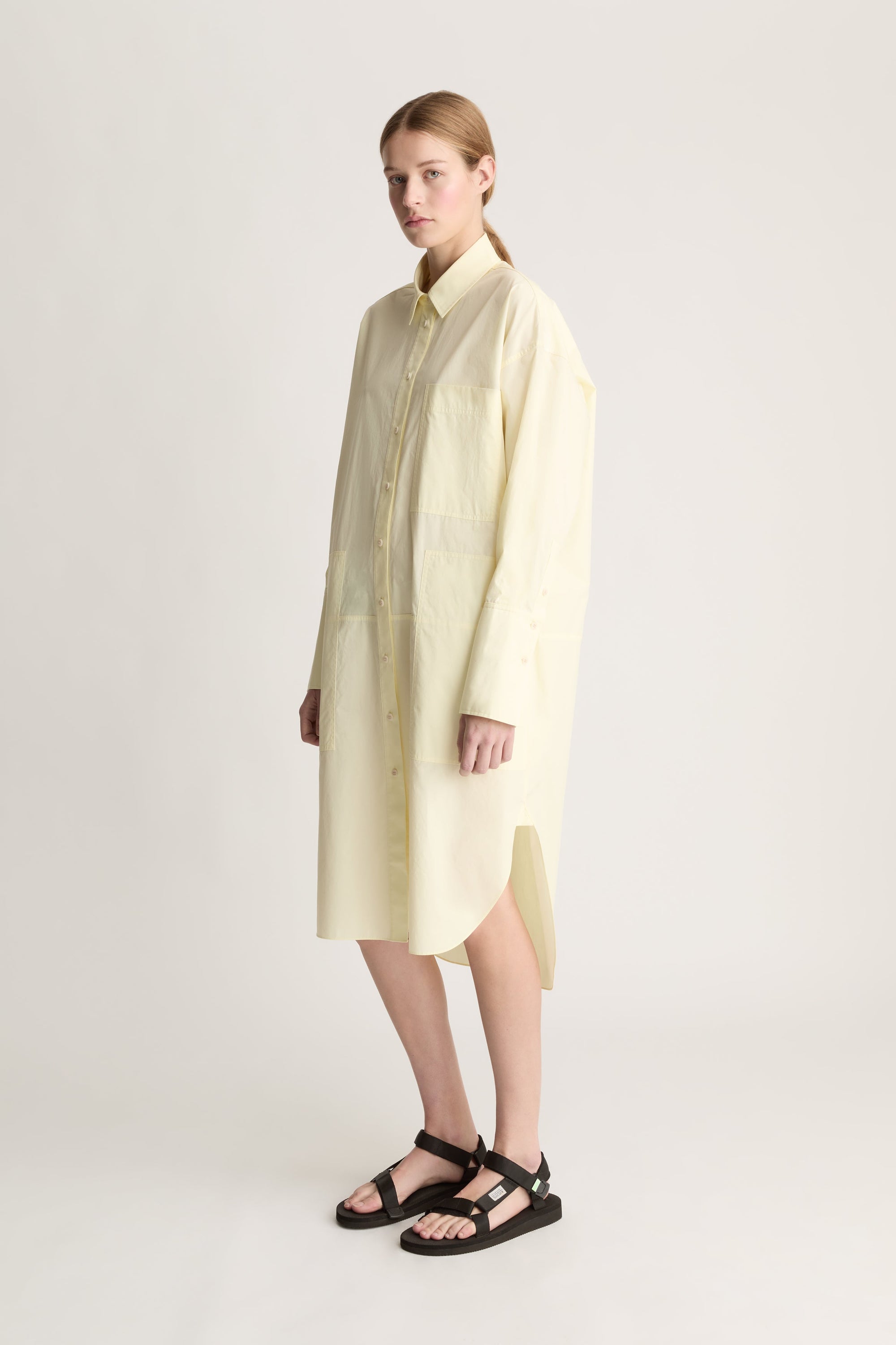 LM Poplin LS Shirt Dress