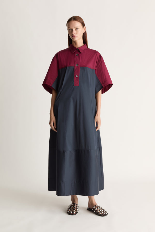 Ella Spliced Shirt Dress