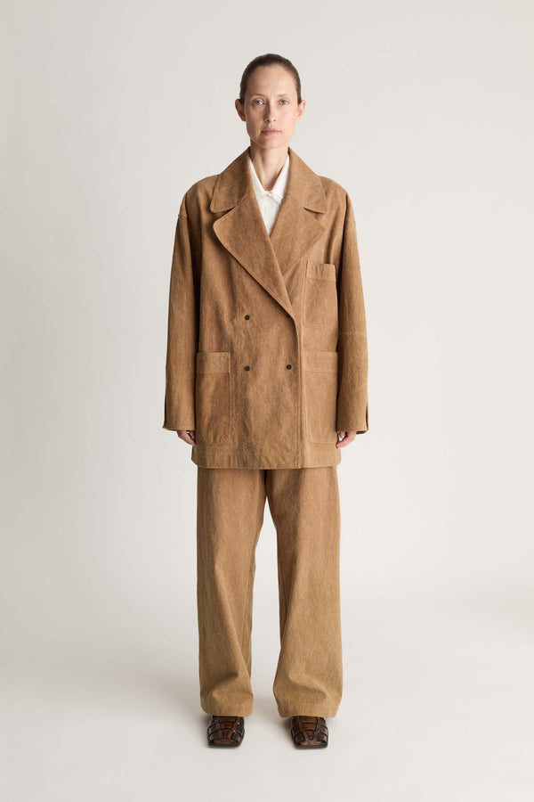 Lenny Canvas Pea Coat