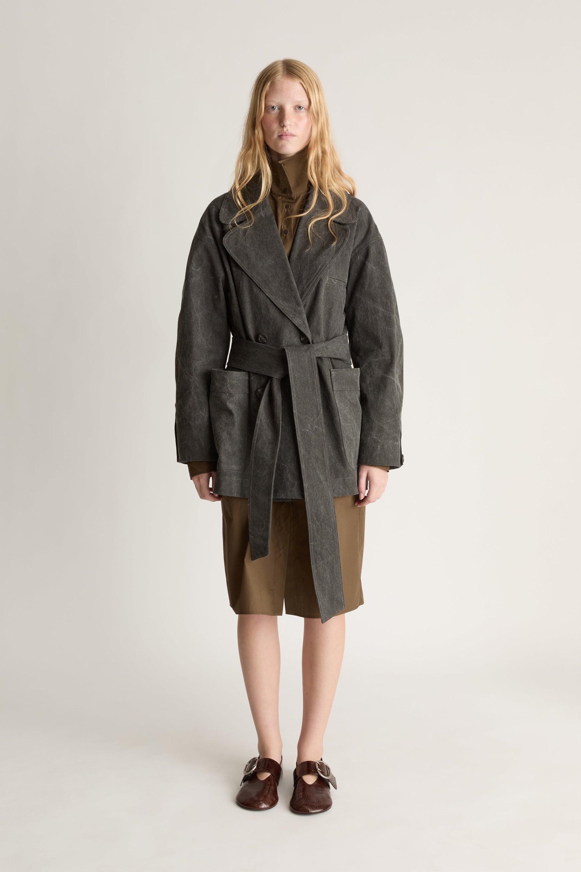 Lenny Canvas Pea Coat