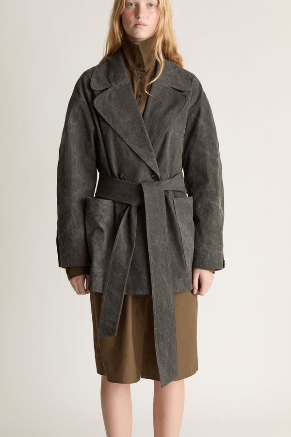 Lenny Canvas Pea Coat