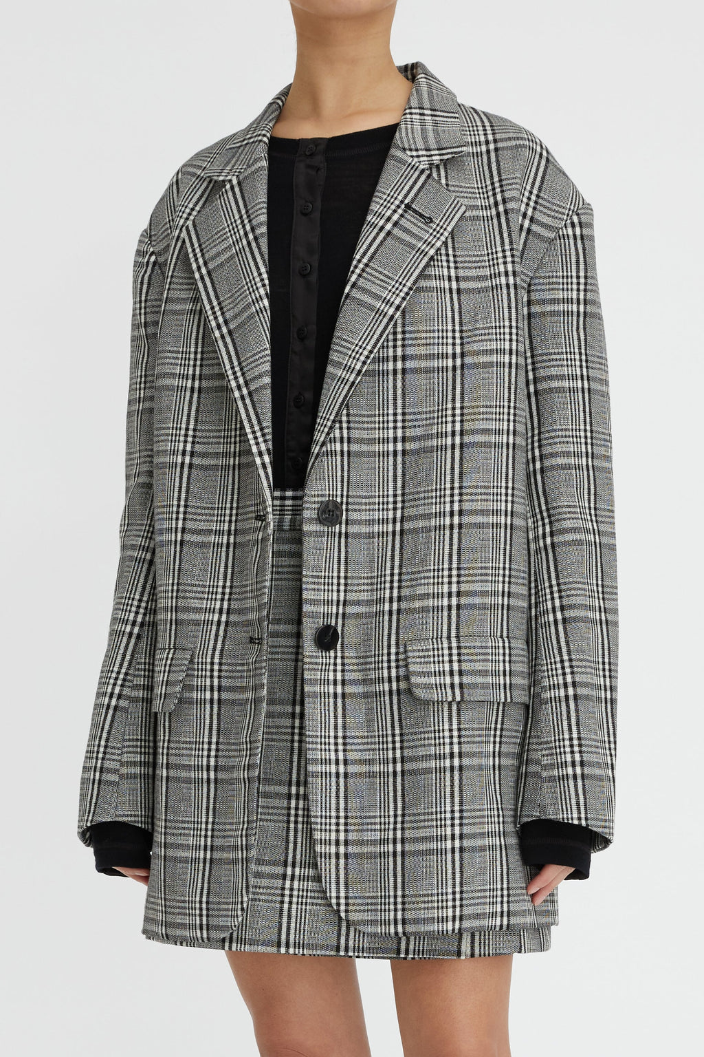 Theory hot sale check blazer