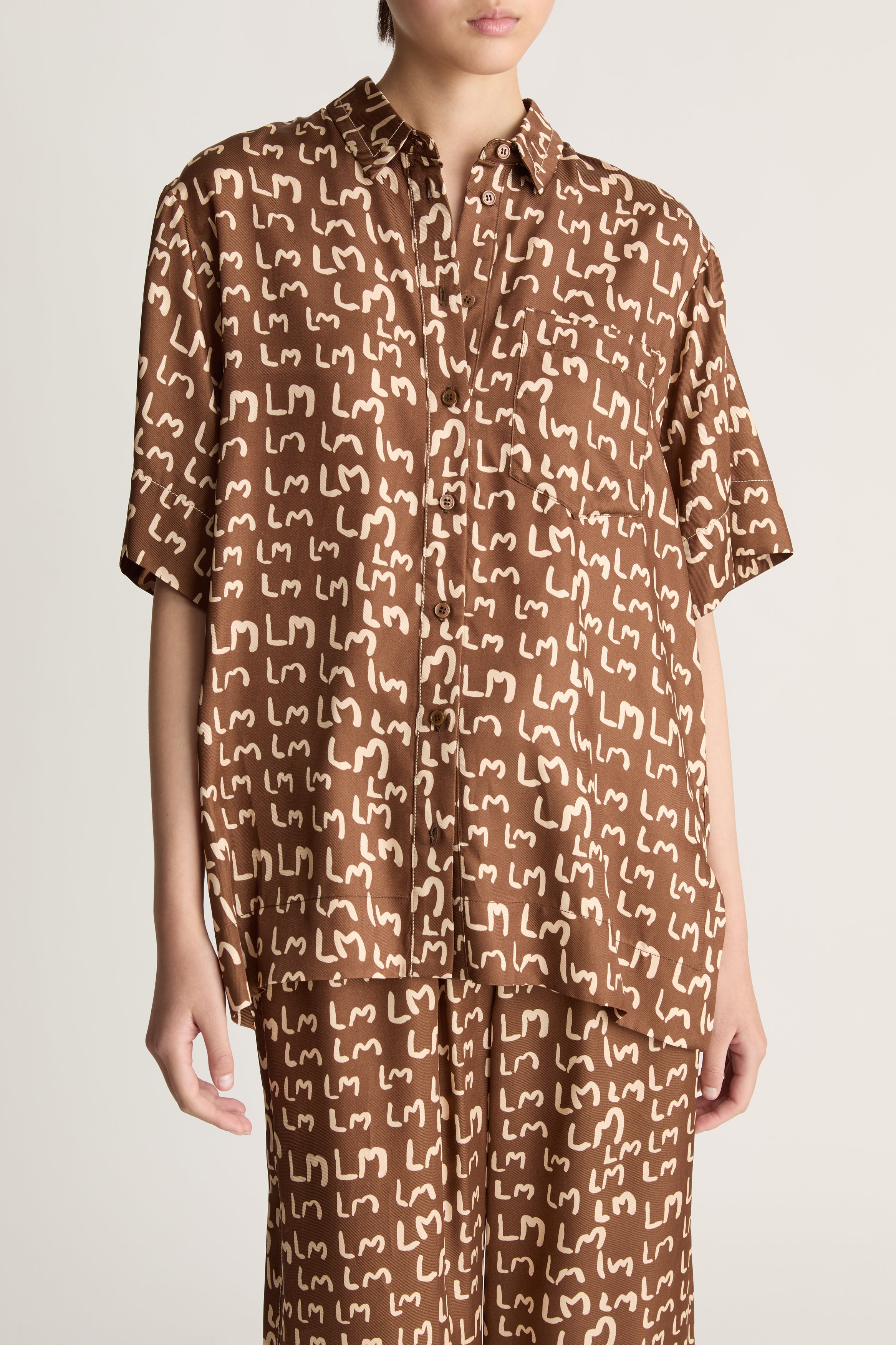 LM Monogram Short Sleeve Shirt