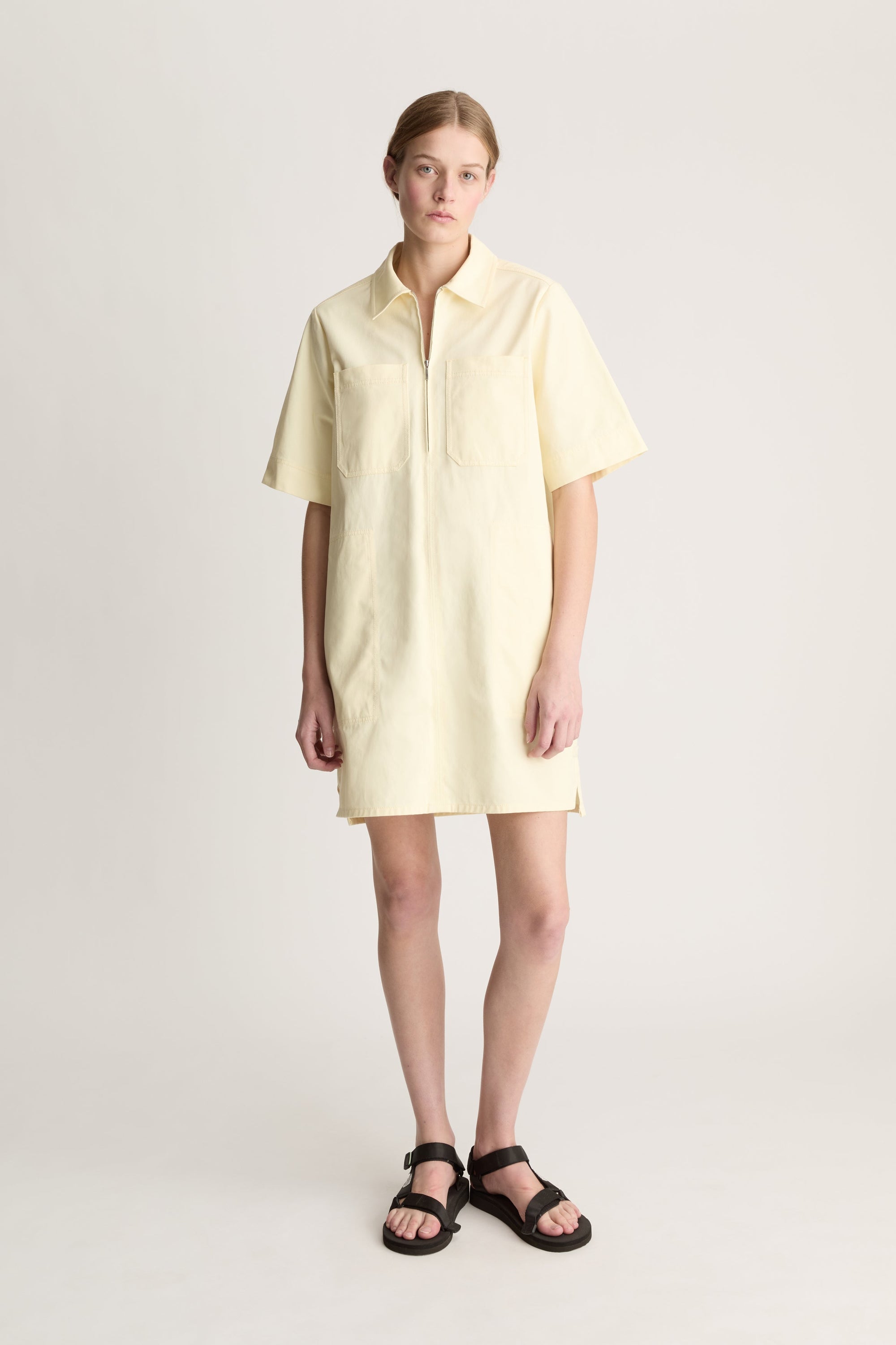 LM Drill Mini Dress