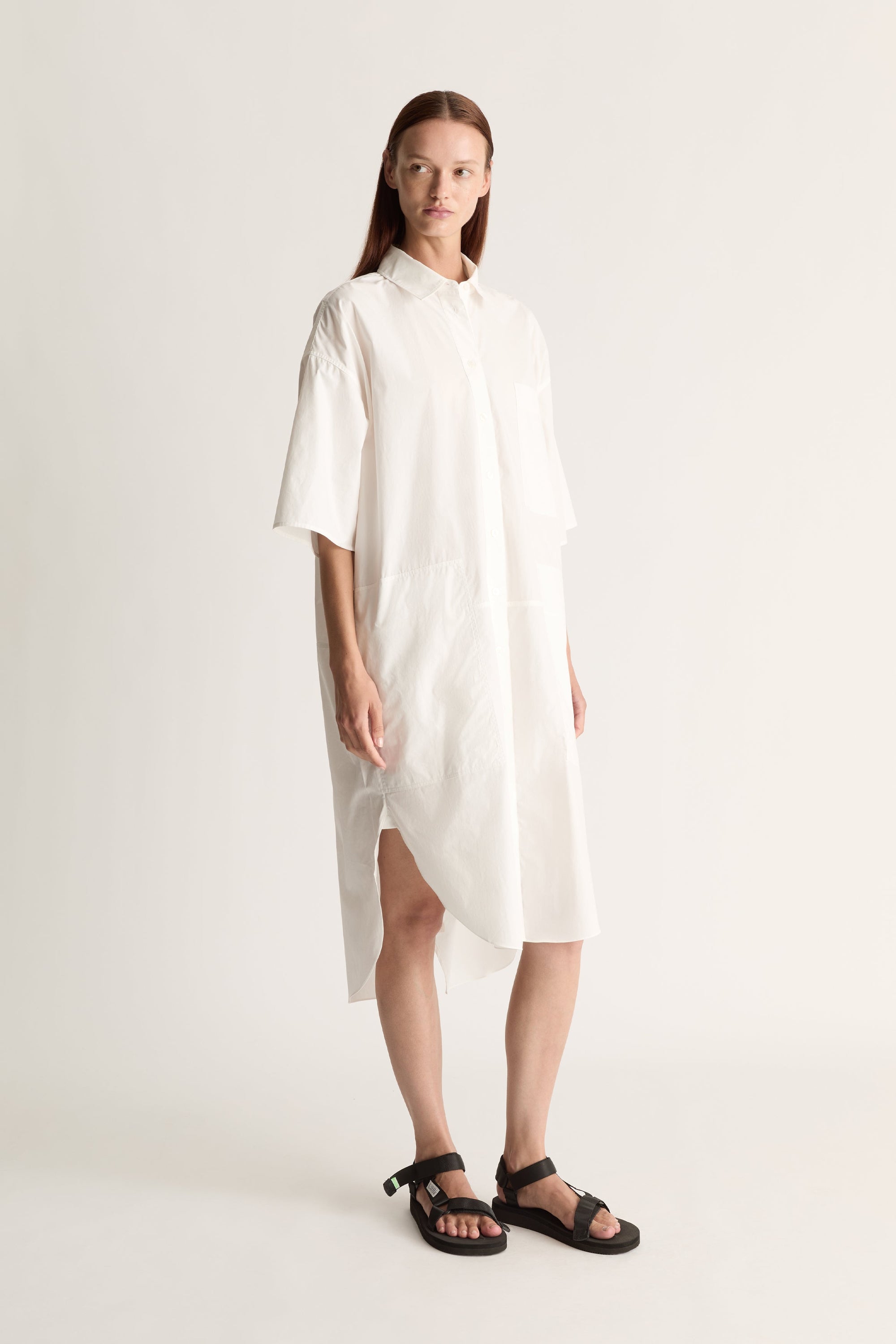 LM Poplin SS Shirt Dress
