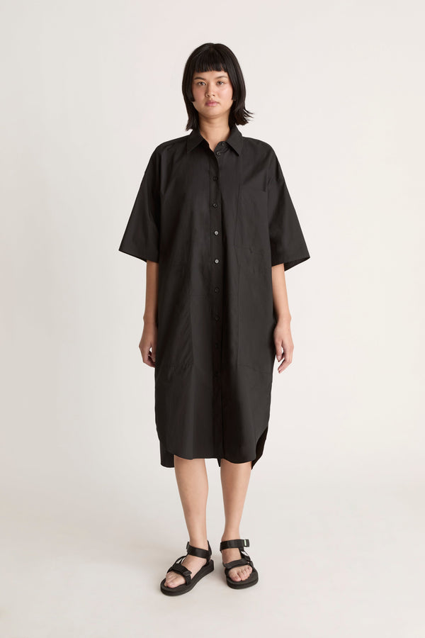 LM Poplin SS Shirt Dress