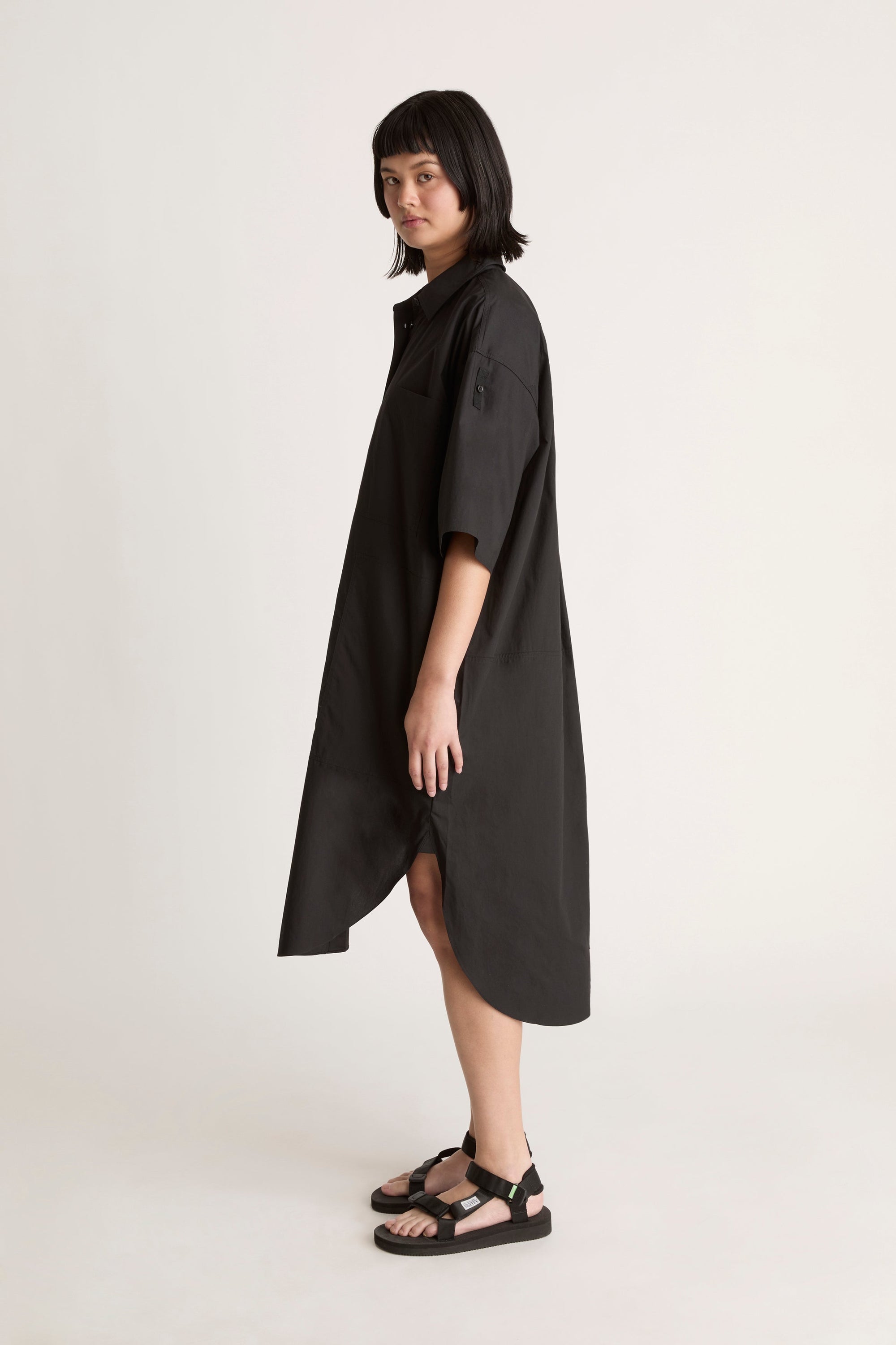 LM Poplin SS Shirt Dress