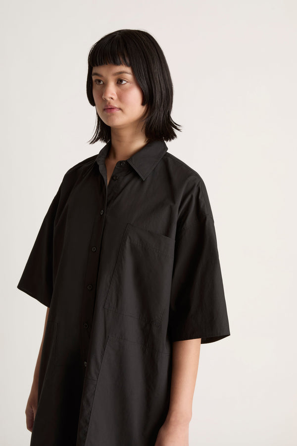 LM Poplin SS Shirt Dress
