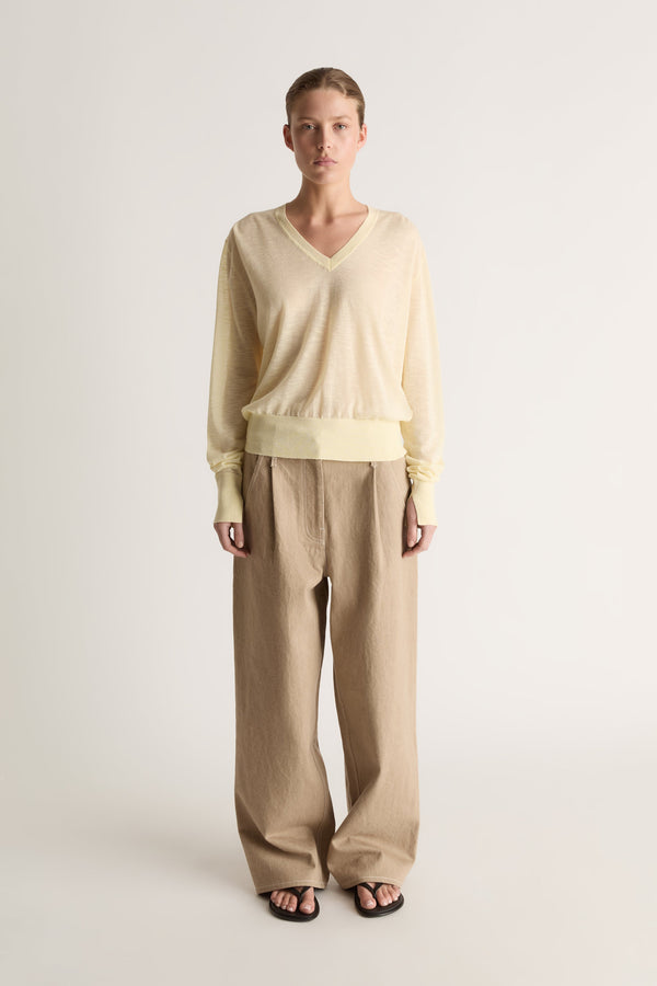 Aino Knit V Neck Sweater