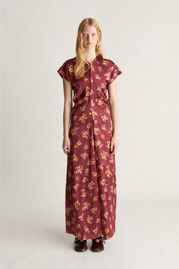 Bella Silk Maxi Dress