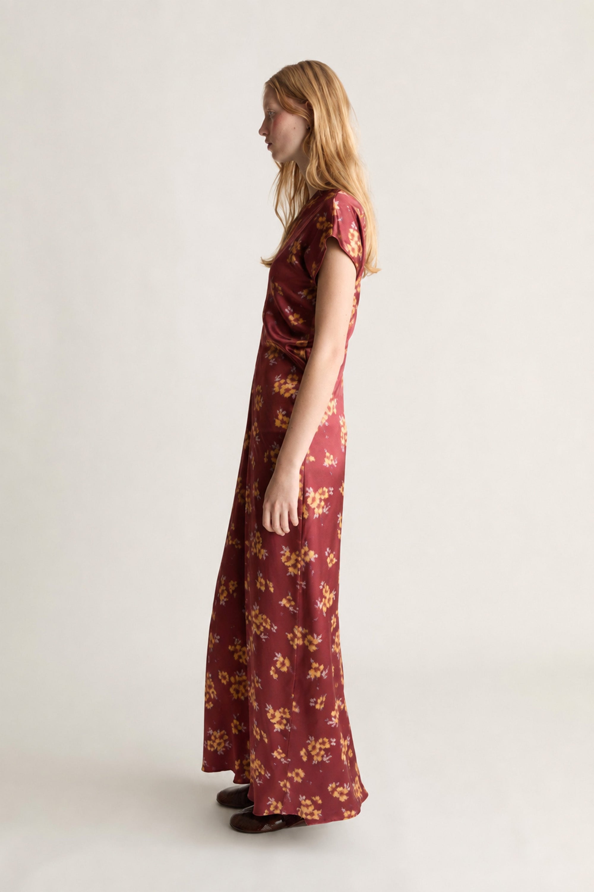 Bella Silk Maxi Dress