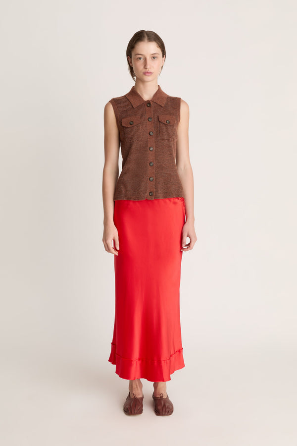 Eve Sleeveless Cardigan