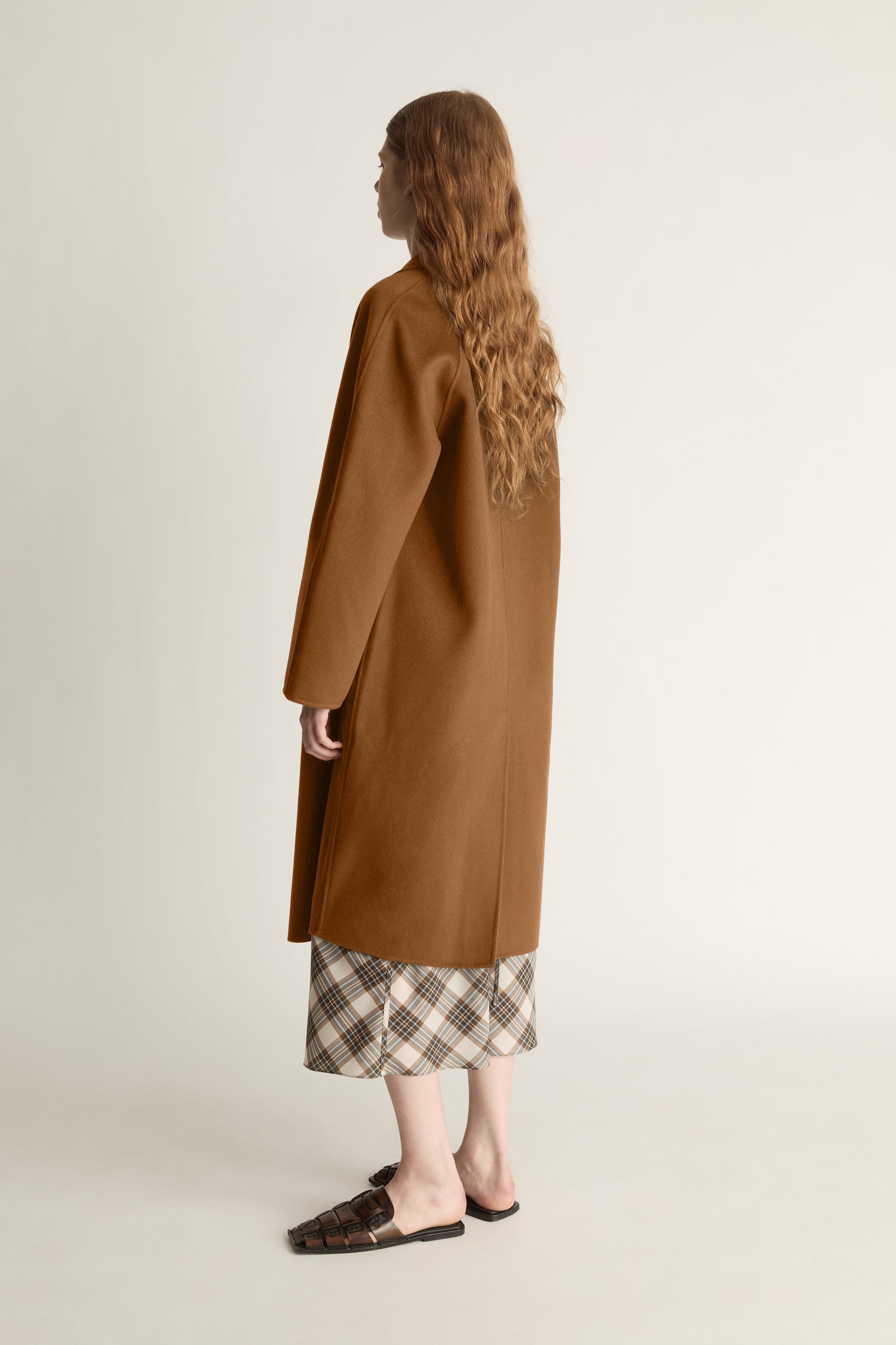 Florentine Drop Collar Cashmere Coat