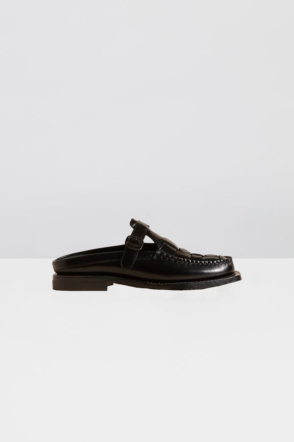 Hereu Bonell Woven T-Bar Mule