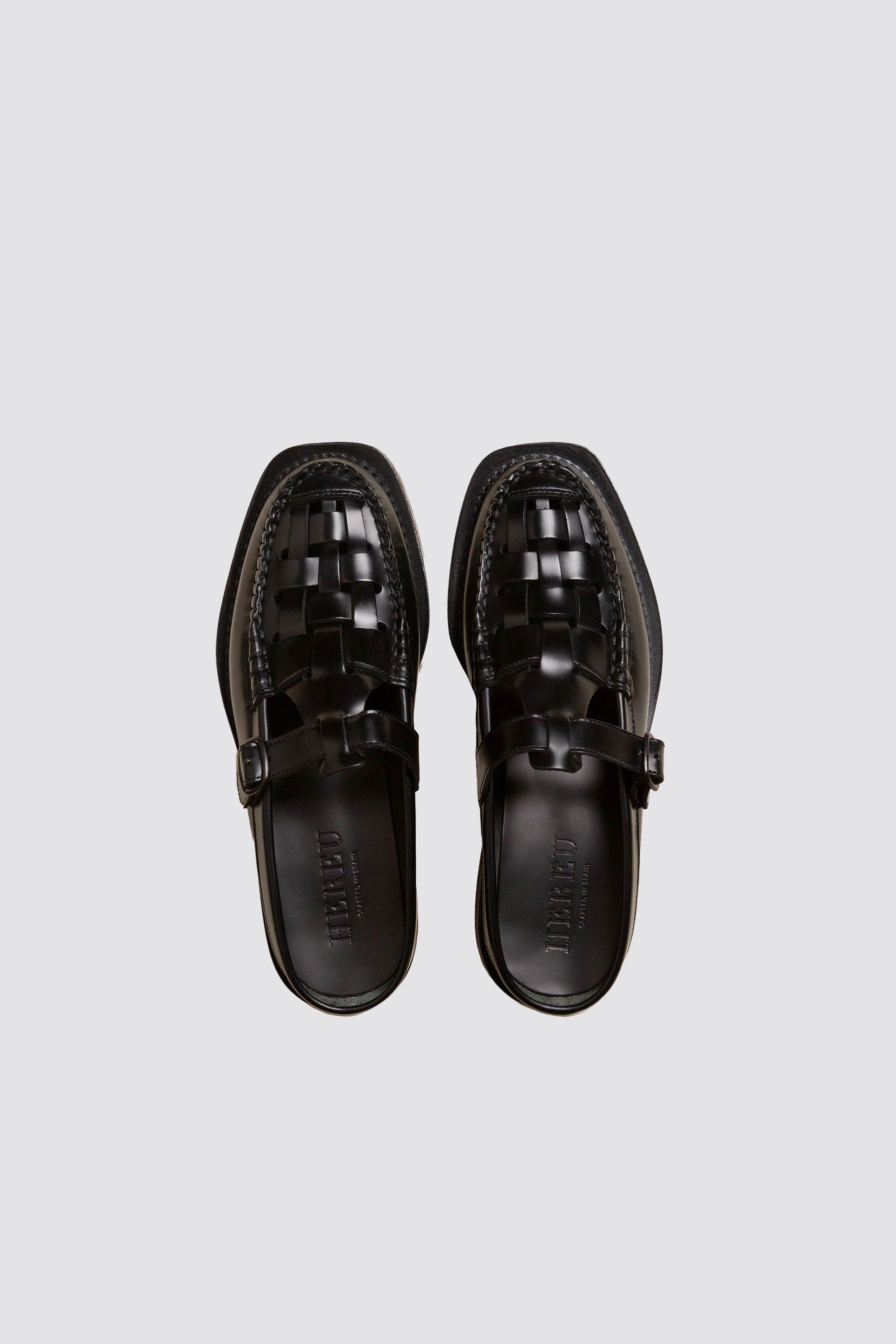 Hereu Bonell Woven T-Bar Mule