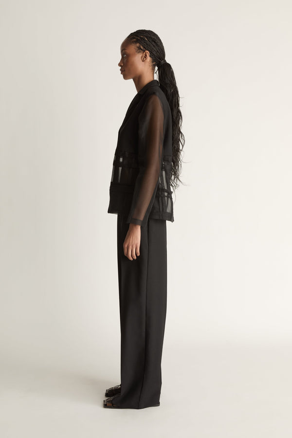 Innes Organza Spliced Shirt