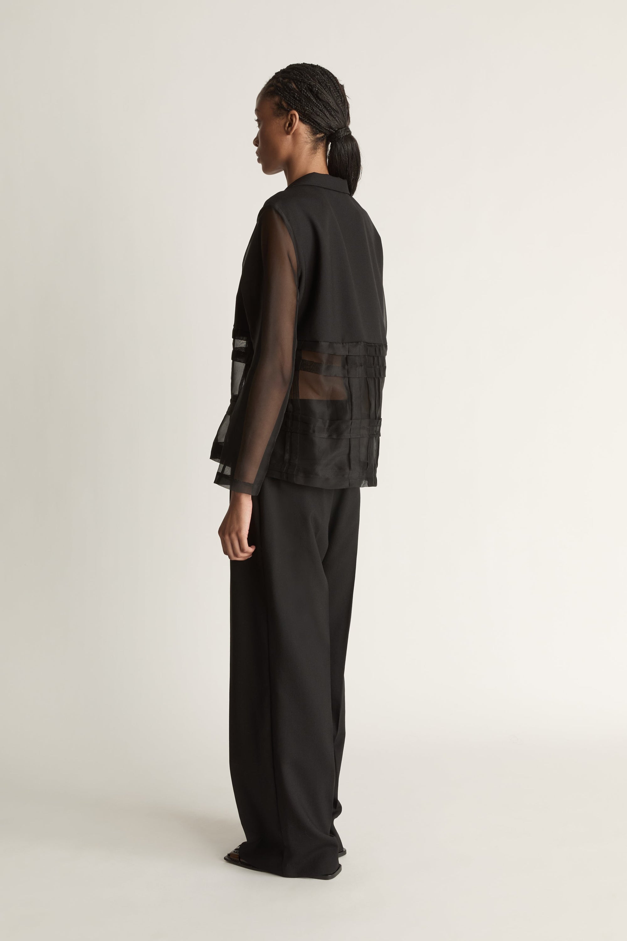 Innes Organza Spliced Shirt