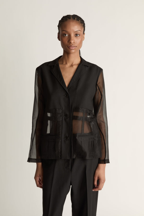 Innes Organza Spliced Shirt