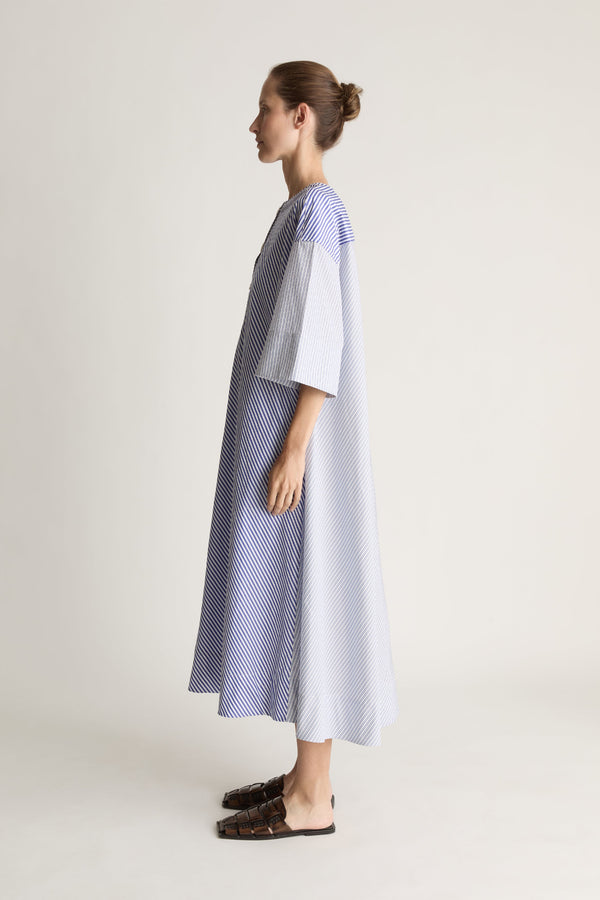 Ivy Stripe Shirt Dress