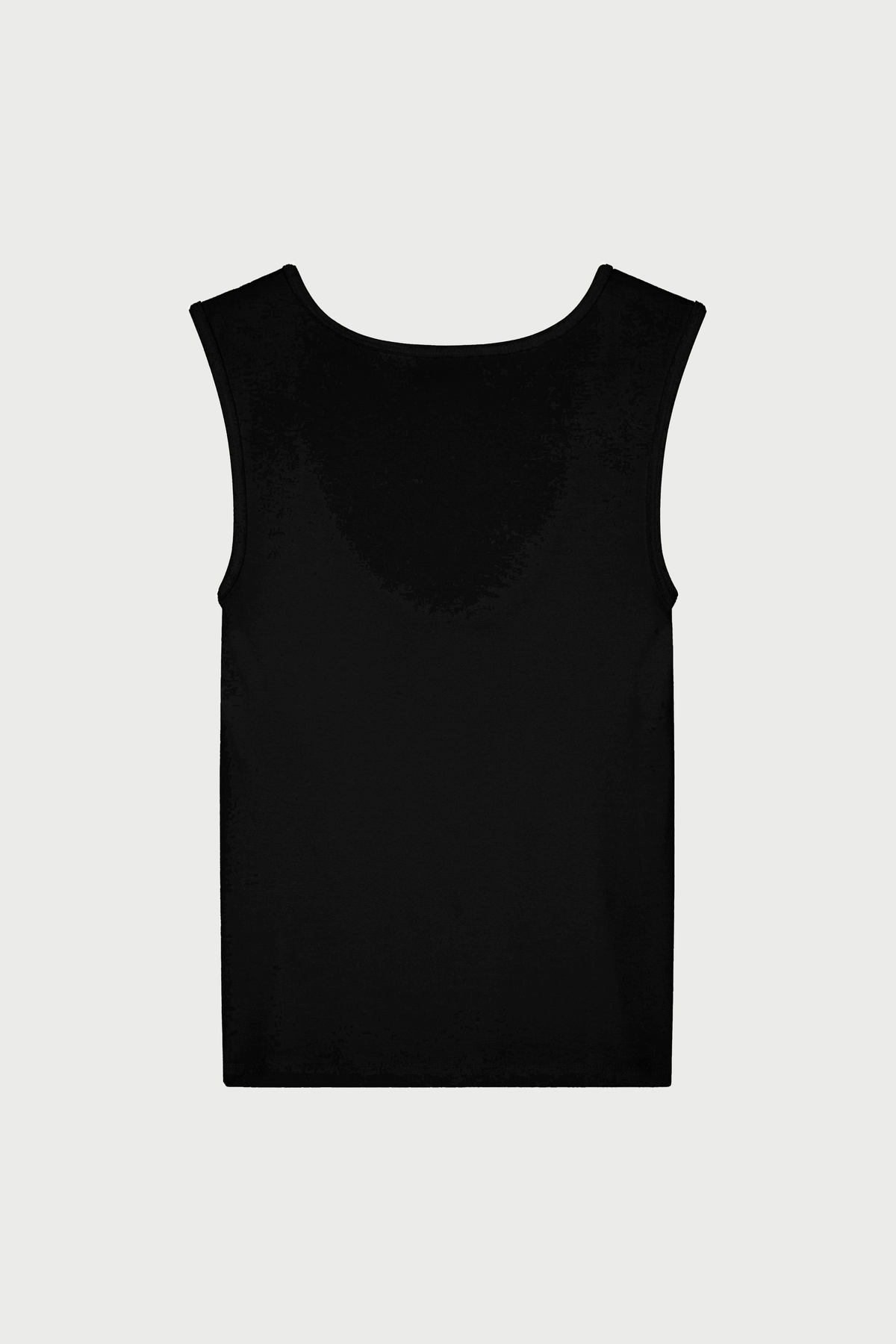 Recline Bateau Sleeveless Tank in Black