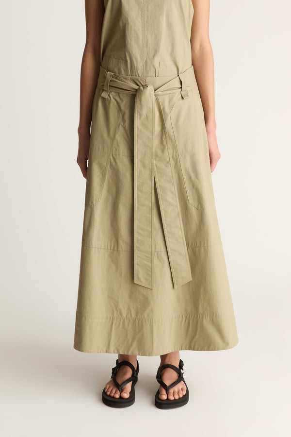 LM Poplin Flare Skirt