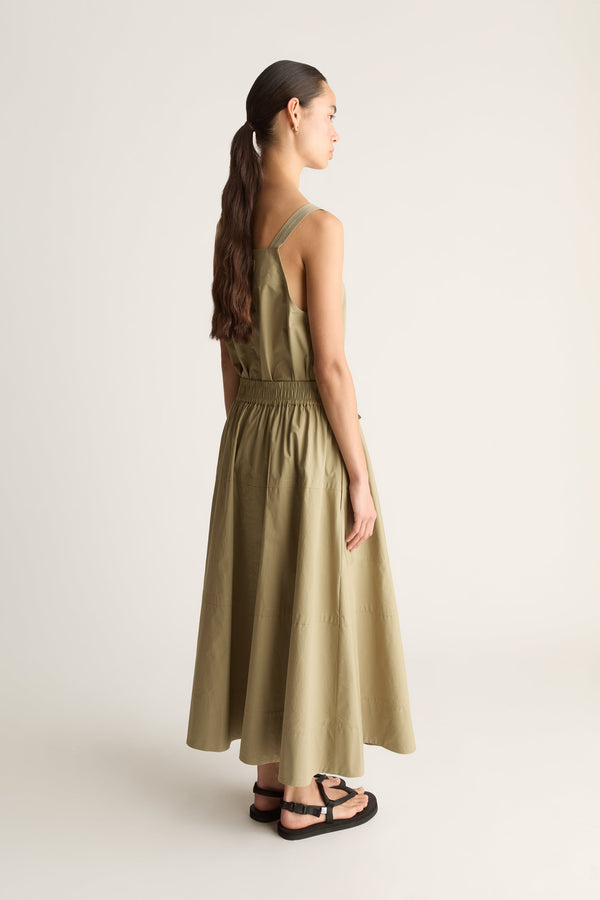 LM Poplin Flare Skirt