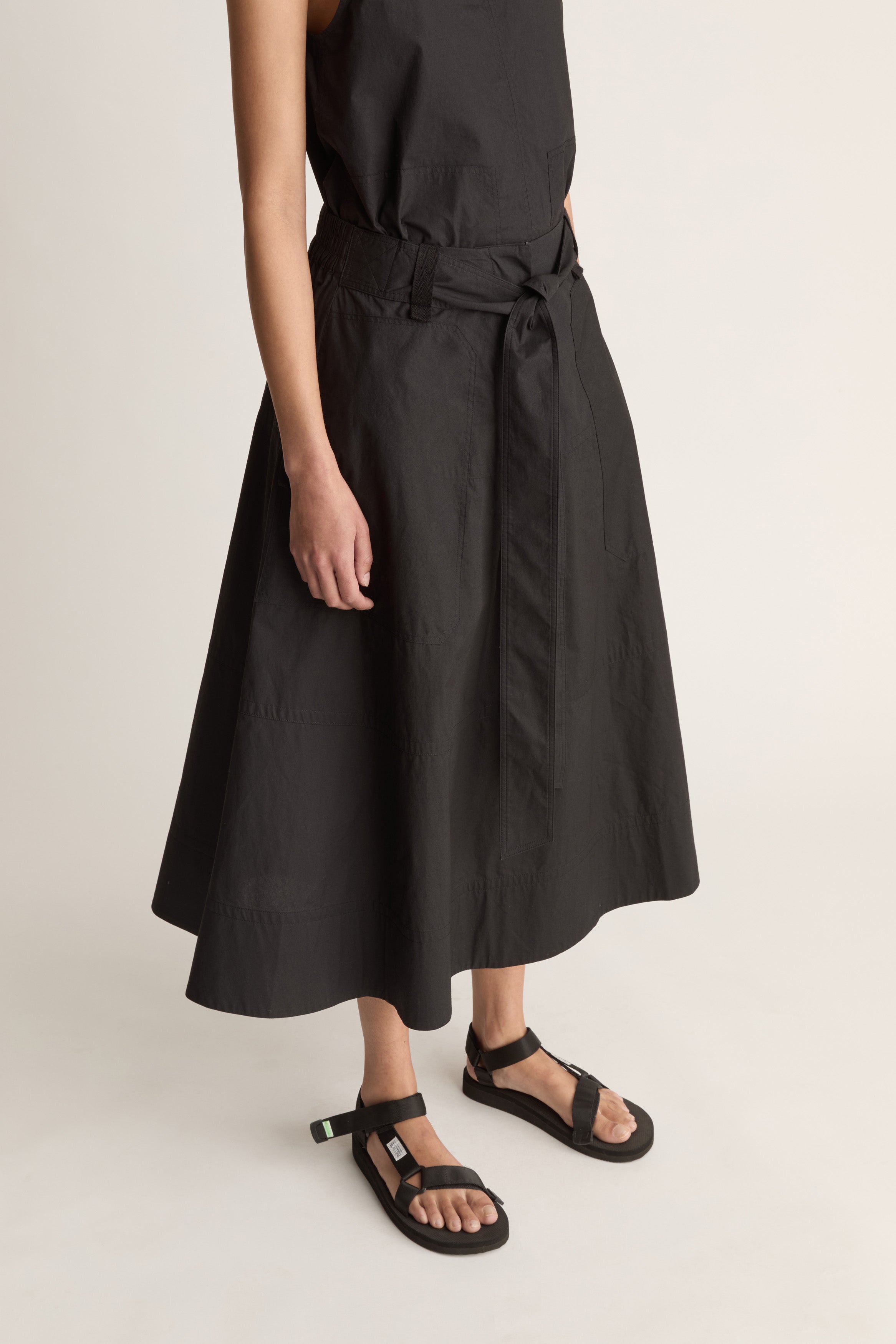LM Poplin Flare Skirt
