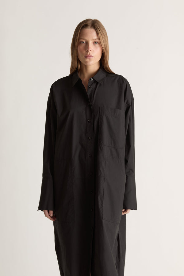 LM Poplin LS Shirt Dress