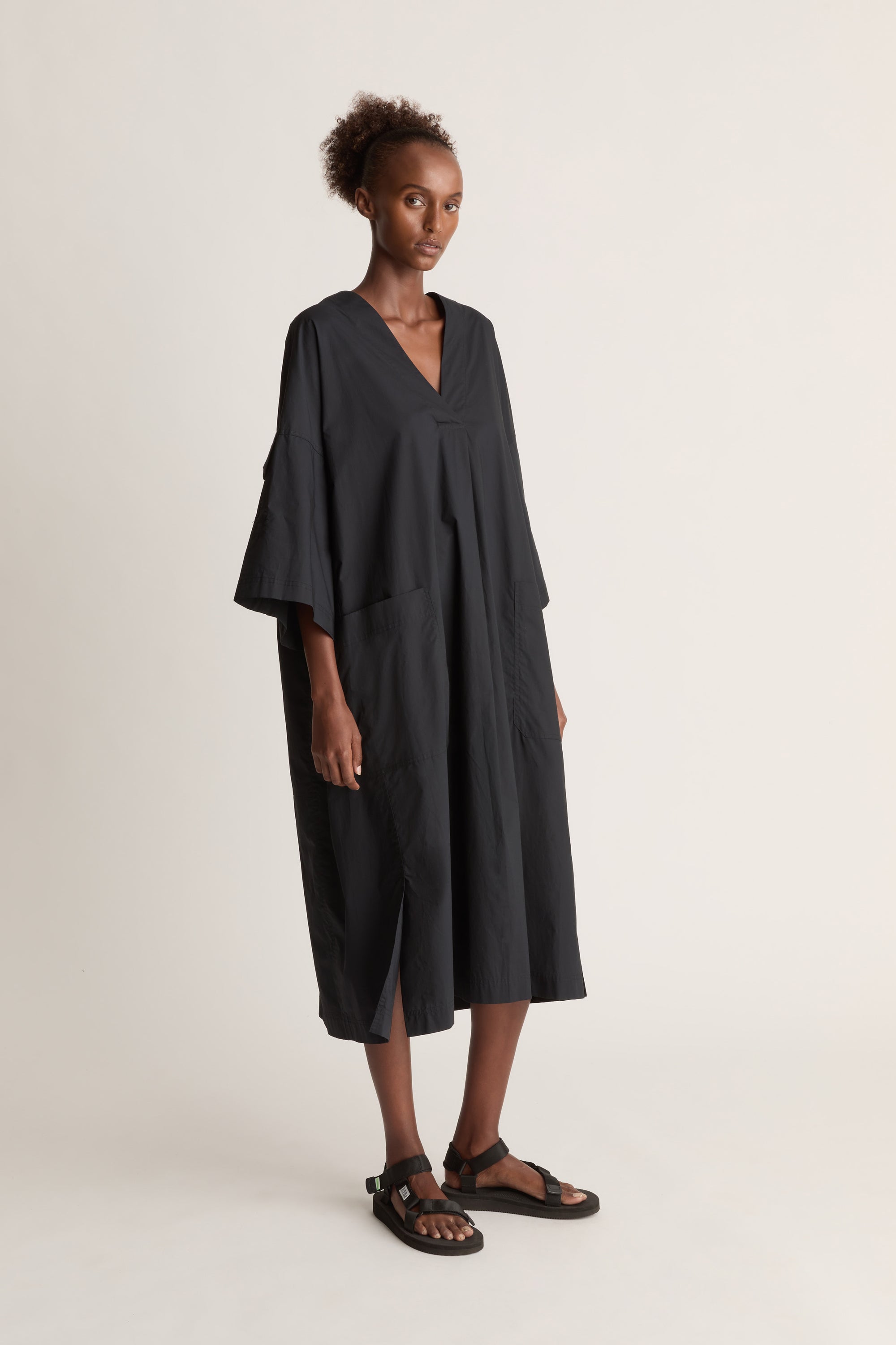 LM Poplin Oversized Tee Dress