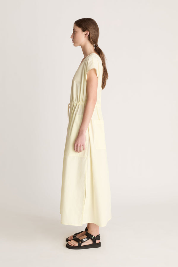 LM Poplin V Neck Dress