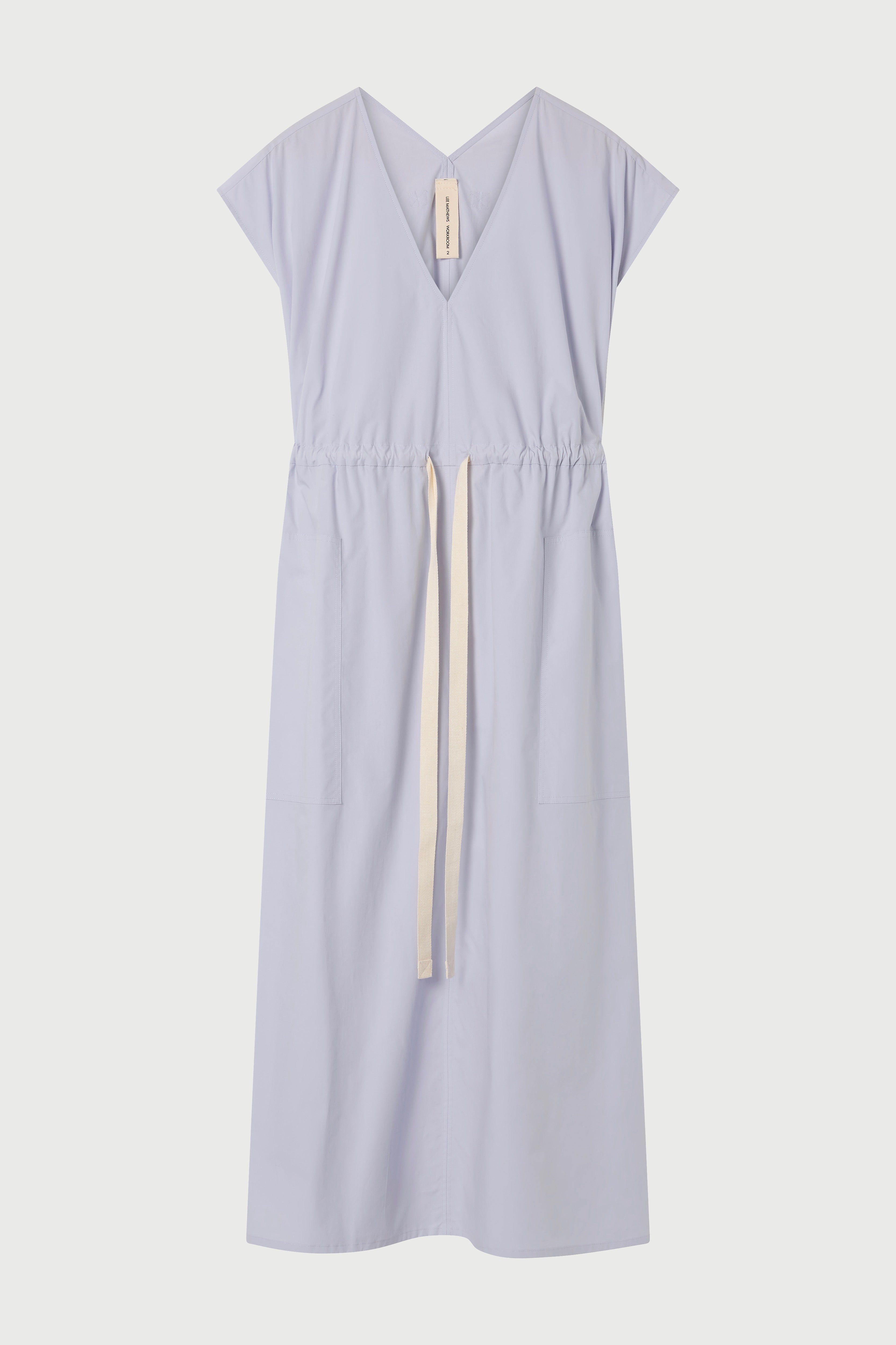 LM Poplin V Neck Dress