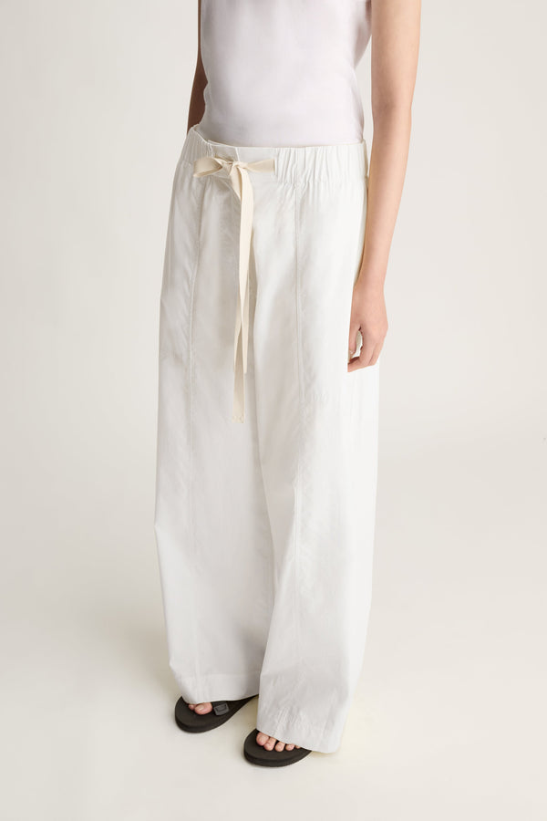 LM Poplin Wide Leg Pant