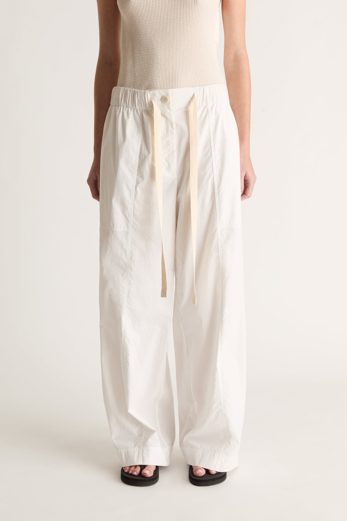 LM Poplin Wide Leg Pant