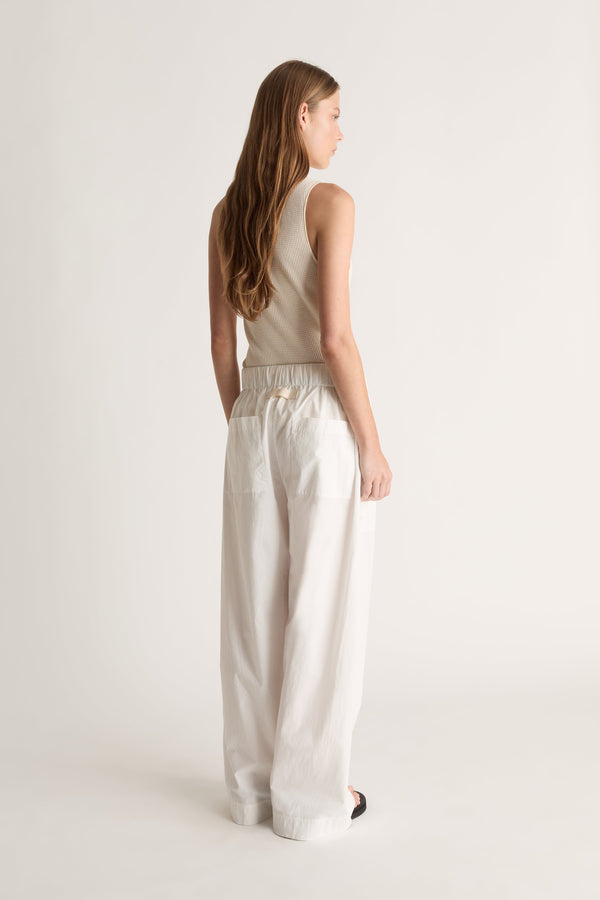 LM Poplin Wide Leg Pant