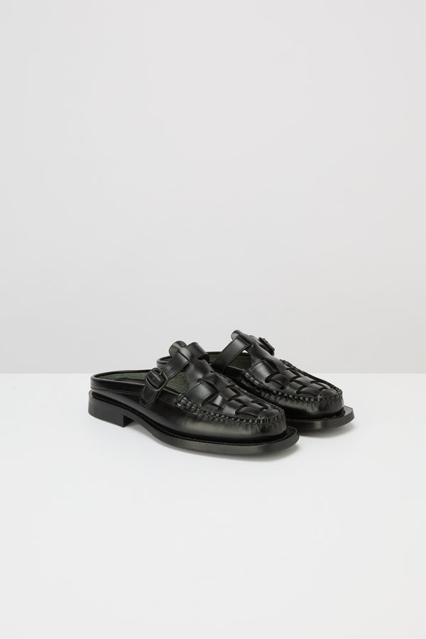 Hereu Bonell Woven T-Bar Mule