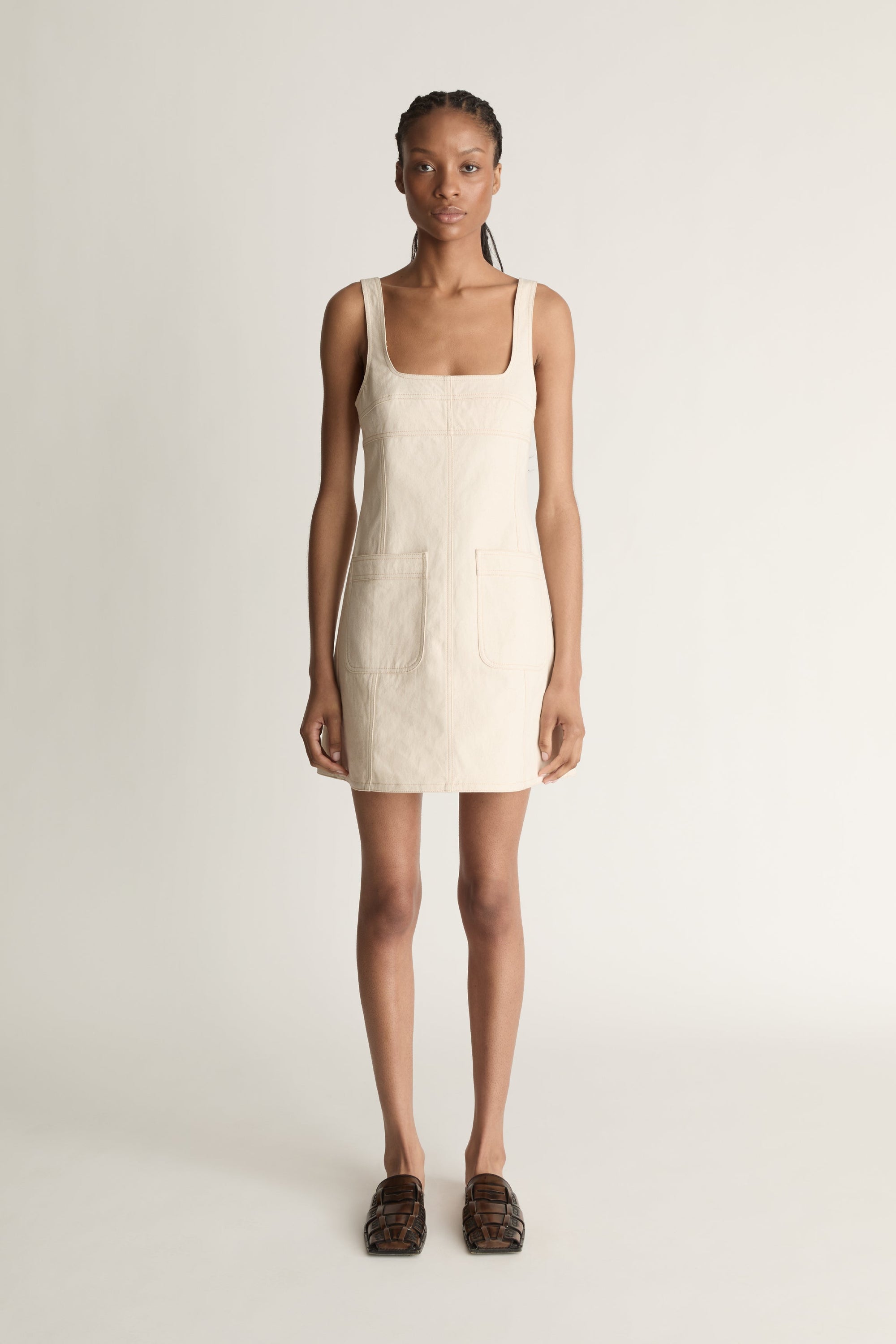 Lenny Canvas Mini Dress