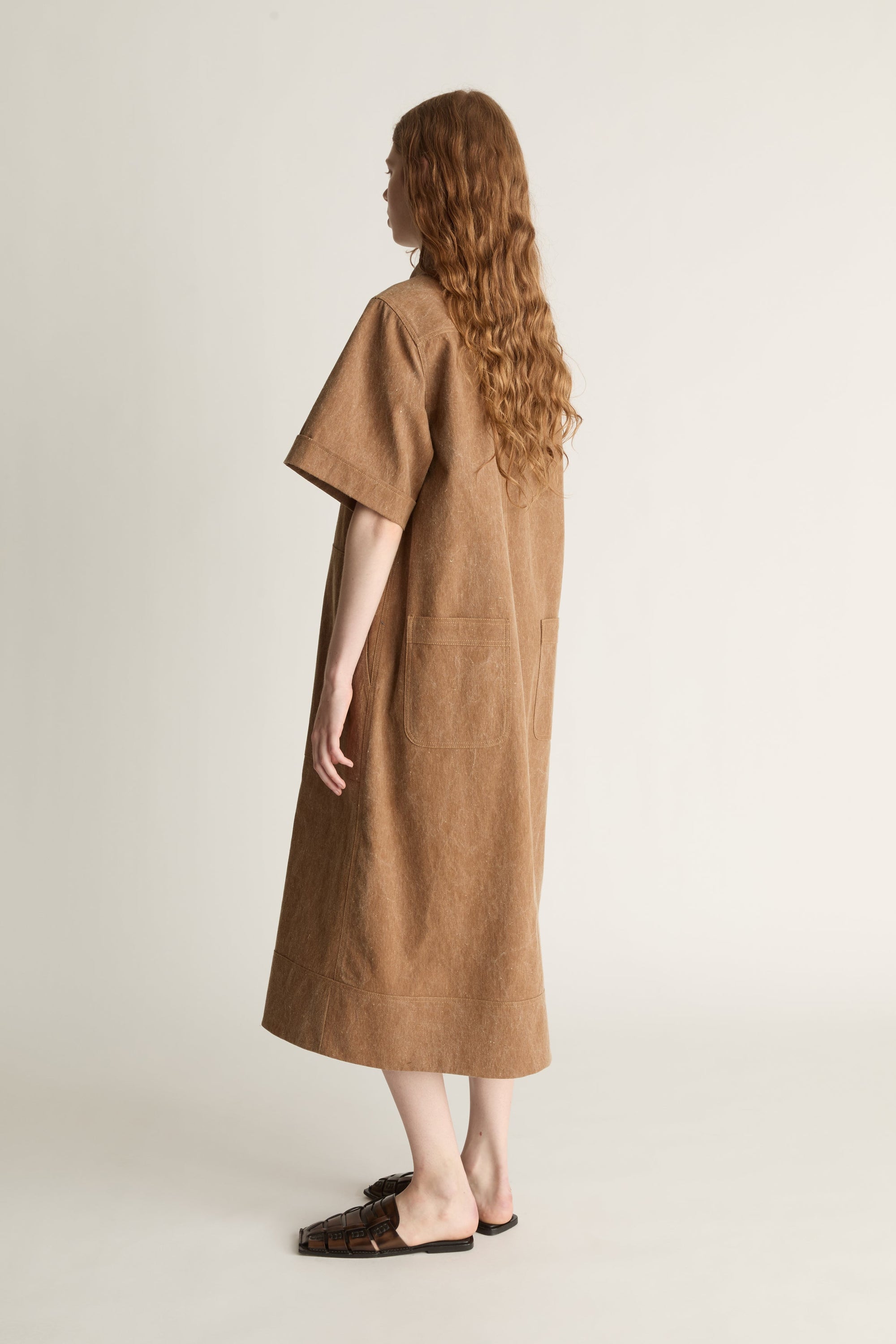 Lenny Canvas Shirt Dress