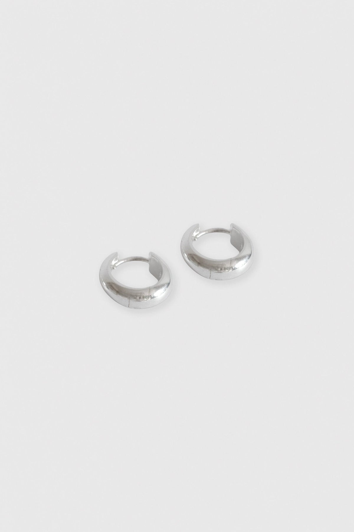 Medium Silver Hoops