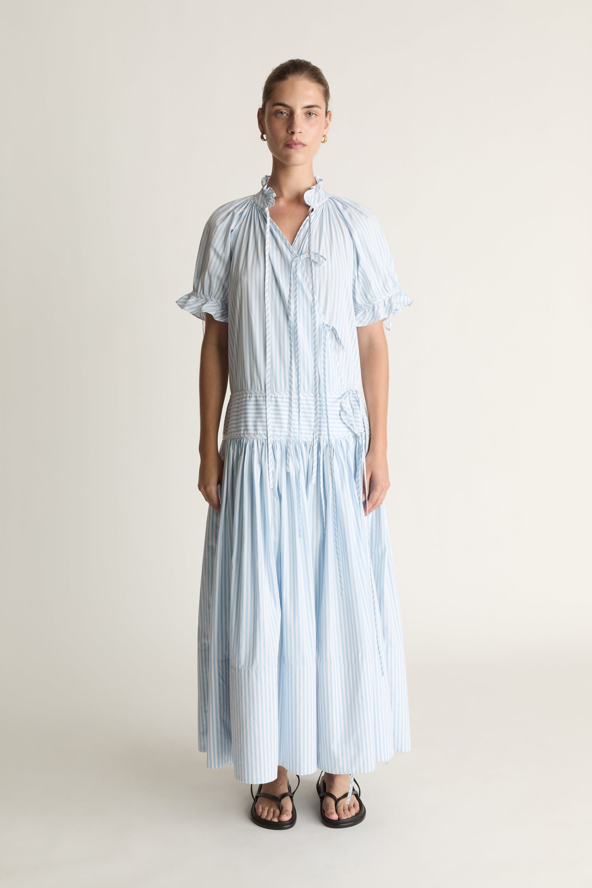 drop waist wrap dress Jacinda Drop Waist Maxi Dress main image 1