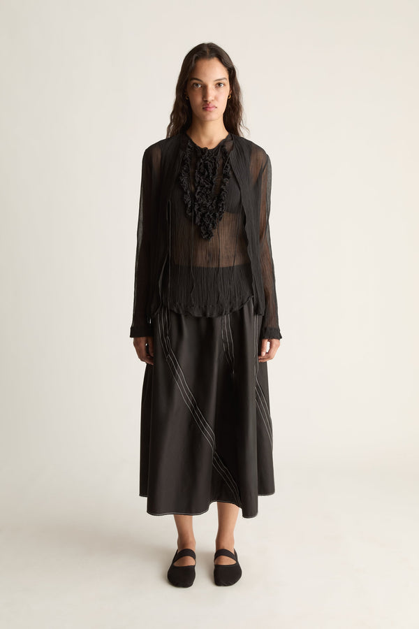 Olympia Silk Cotton Cardigan