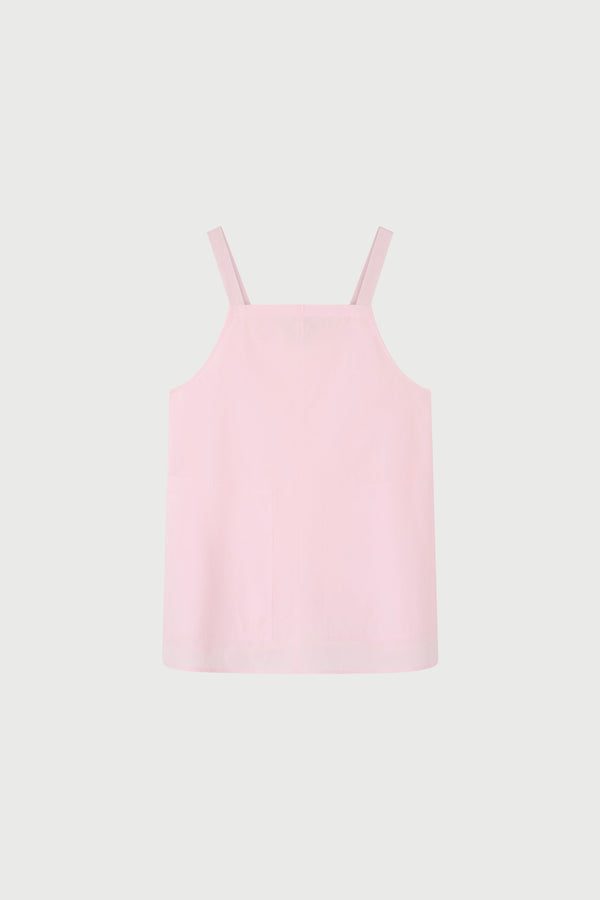 Light pink cami top on a white background