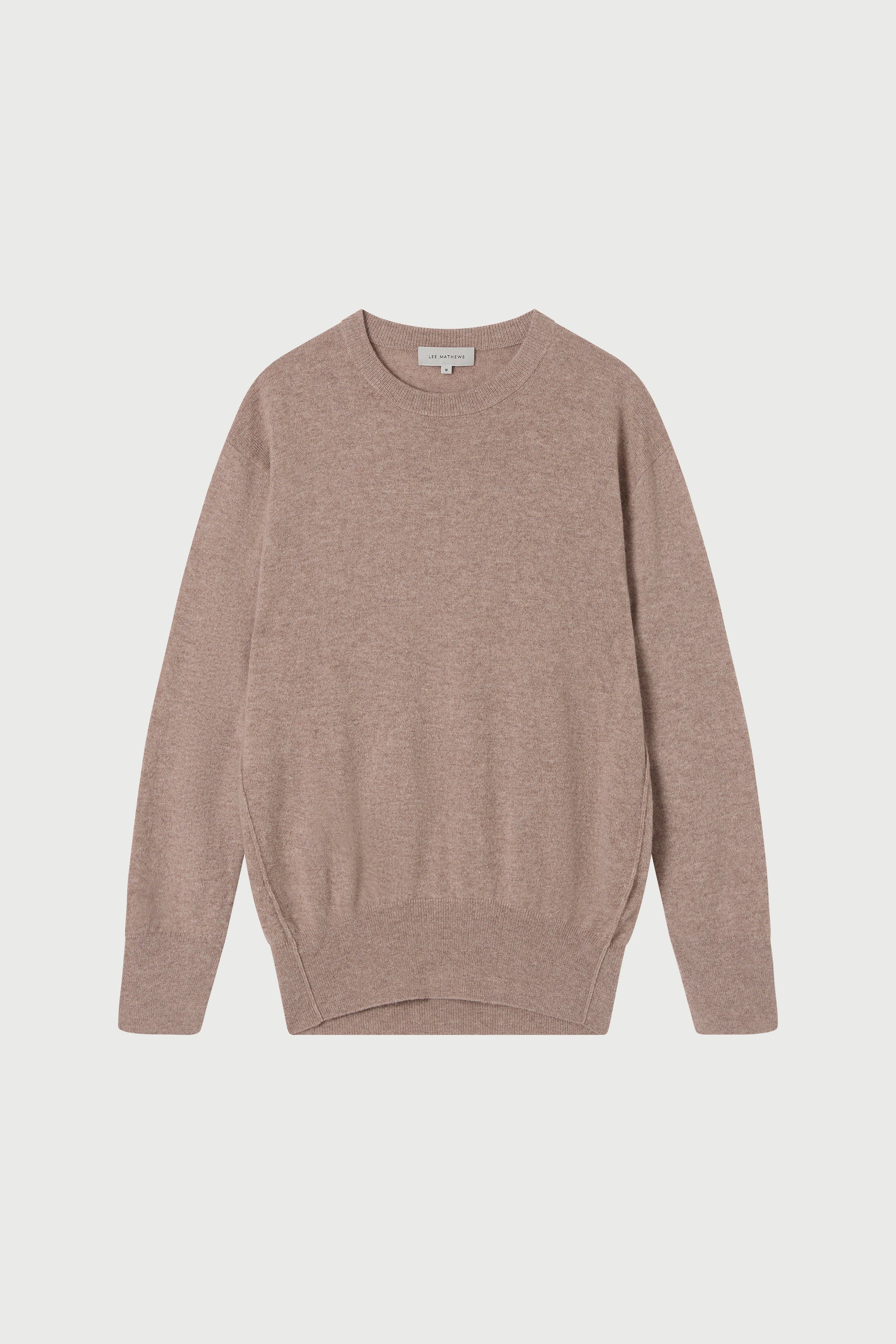 Brown sweater on a white background