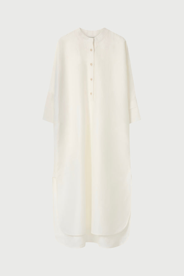 White blouse on a light beige background