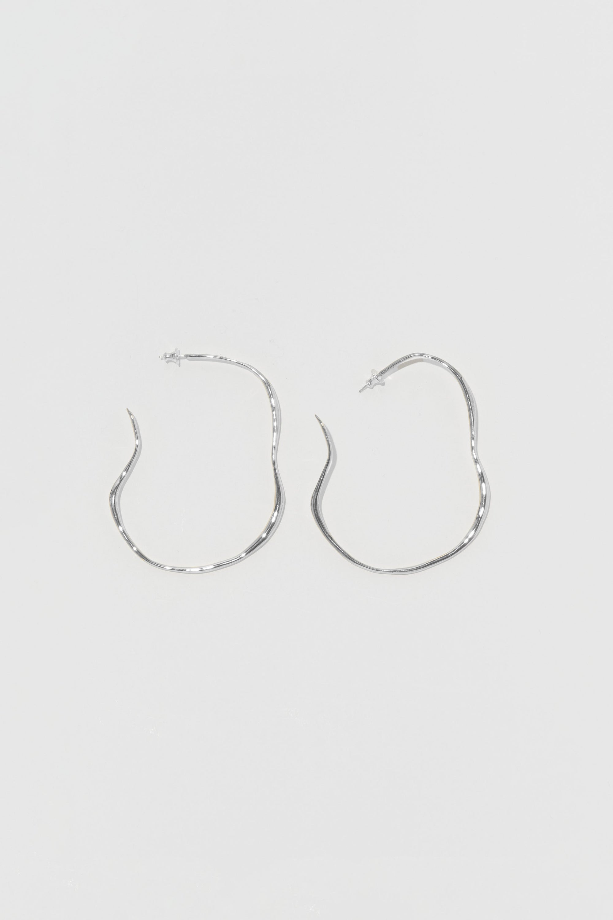 Faris Large Vero Hoops Silver