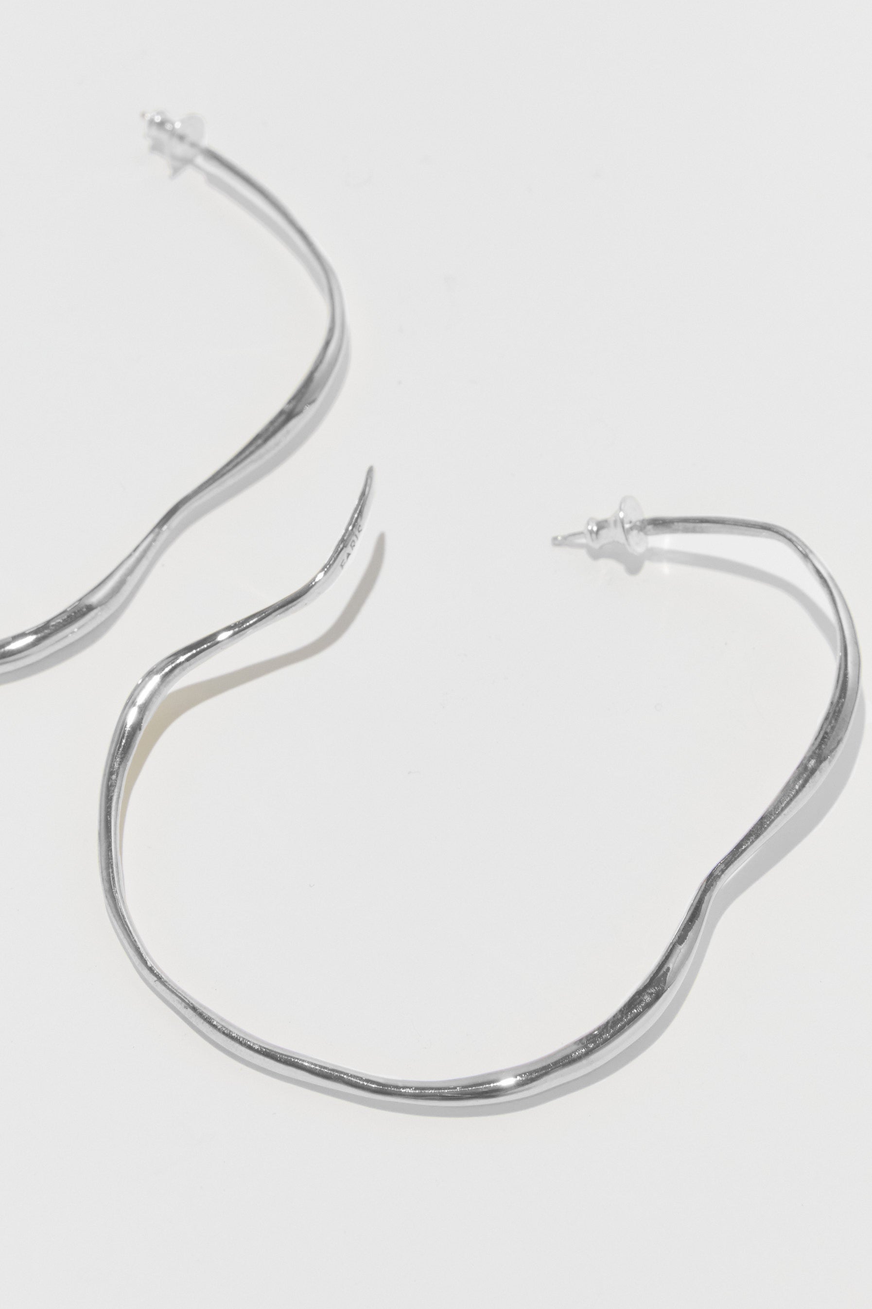 Faris Large Vero Hoops Silver