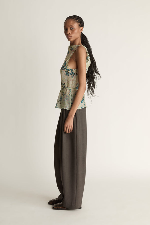 Willow Silk Bias Top