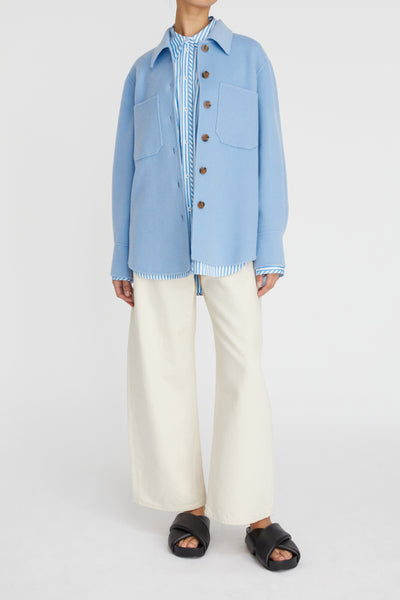 Shop the Florentine Cashmere Shirt Jacket by Lee Mathews