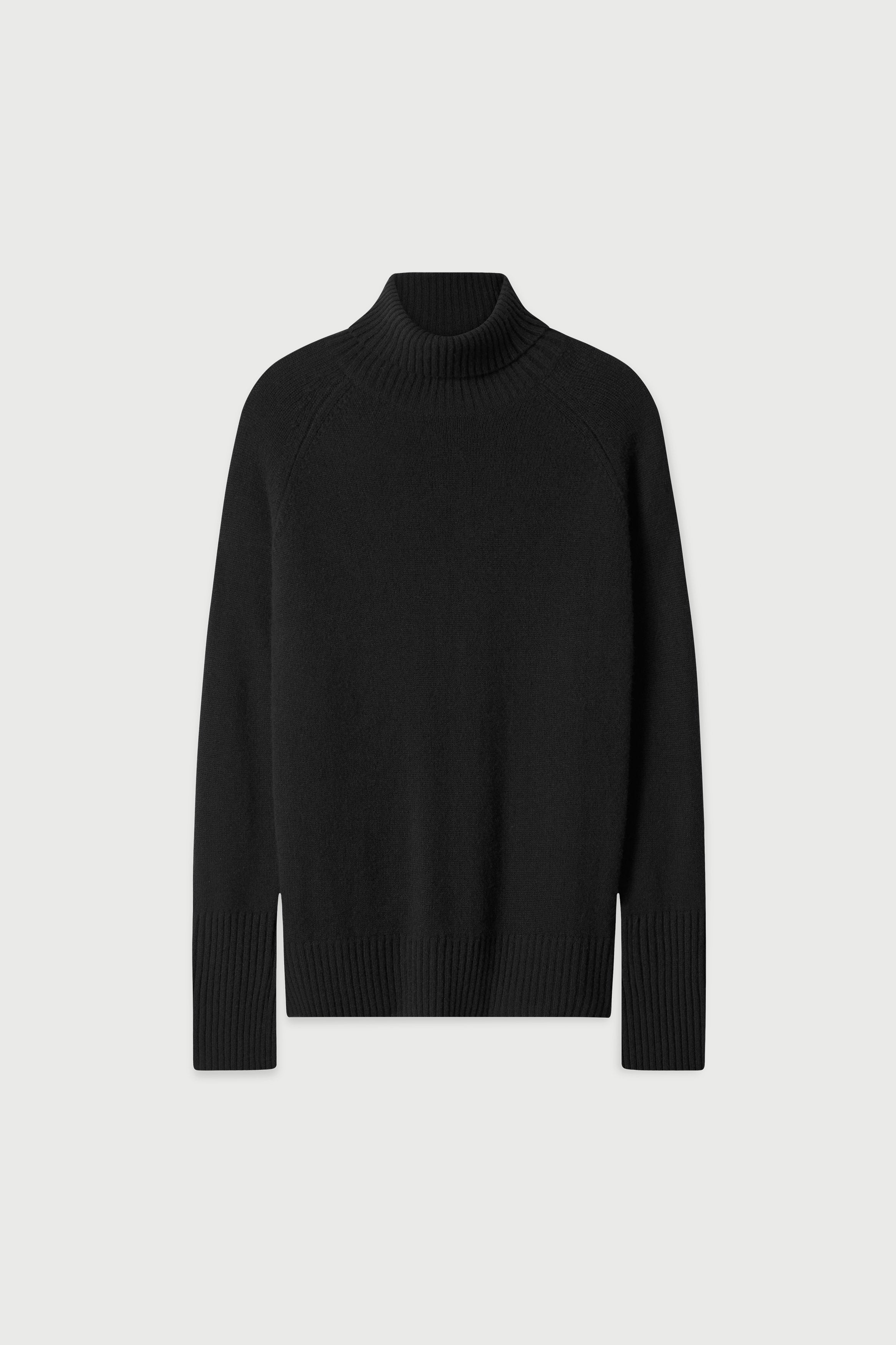 Cashmere Turtleneck in Black